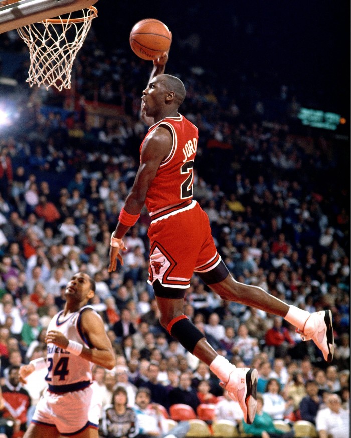 Michael Jordan Action Portrait