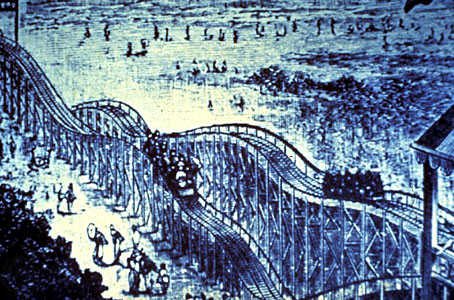 First roller coaster in America opens, June 16, 1884