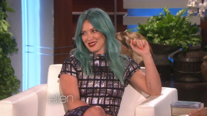 Hilary Duff Reveals Brooklyn Inspired Tatoo On The Ellen Show