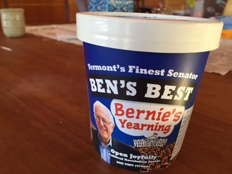 Ben & Jerry's Creates Limited Edition Bernie Sanders Ice Cream