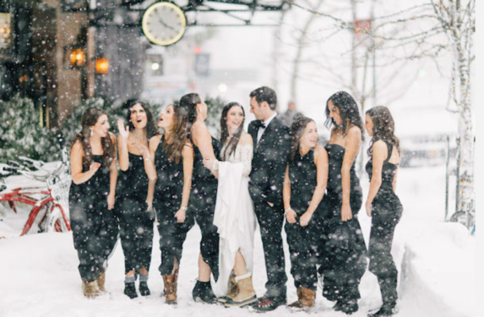 One Couple Received The Whitest Brooklyn Wedding Ever