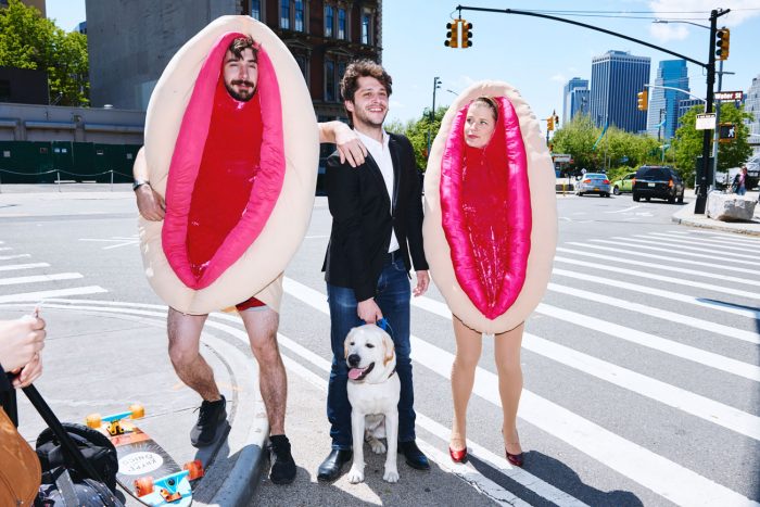 Brooklyn Couple Travels The City Wearing Vagina Costumes To Raise Money For Women's Reproductive Health