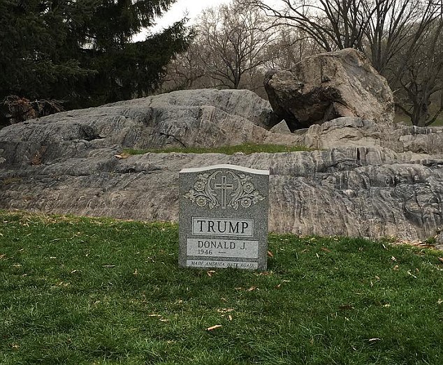 Brooklyn Artist Behind Viral Donald Trump Tombstone Has Been Identified