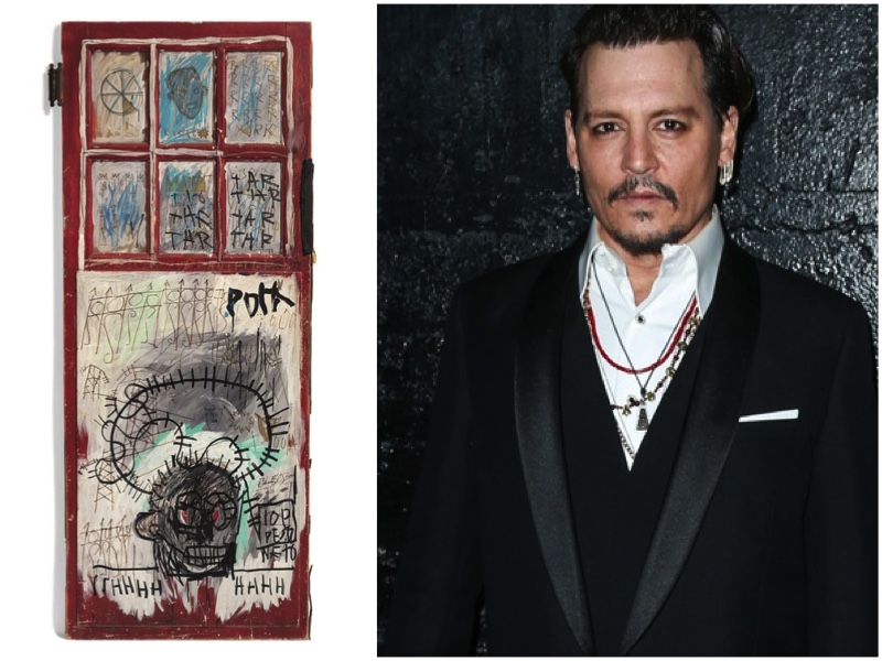 Johnny Depp Puts Pricey Basquiat Collection Up For Auction