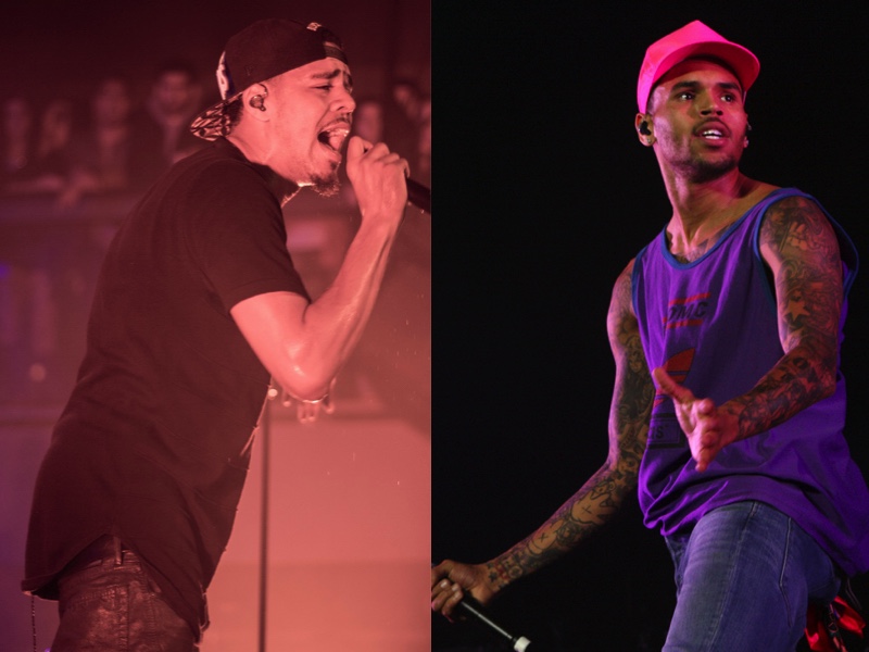 J. Cole & Chris Brown Are Both Bringing Their Tours To Barclays Center