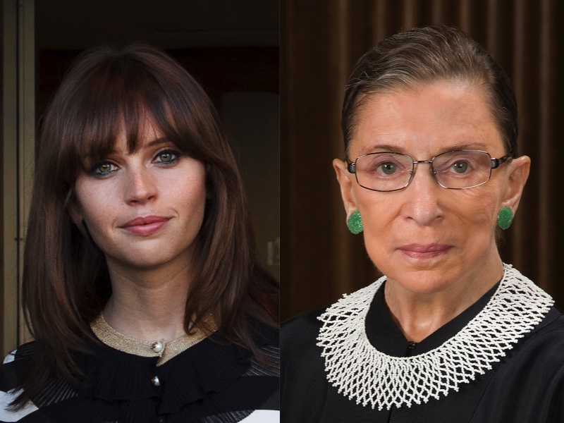Felicity Jones To Play Brooklyn's Own Ruth Bader Ginsburg in 'On The Basis Of Sex'