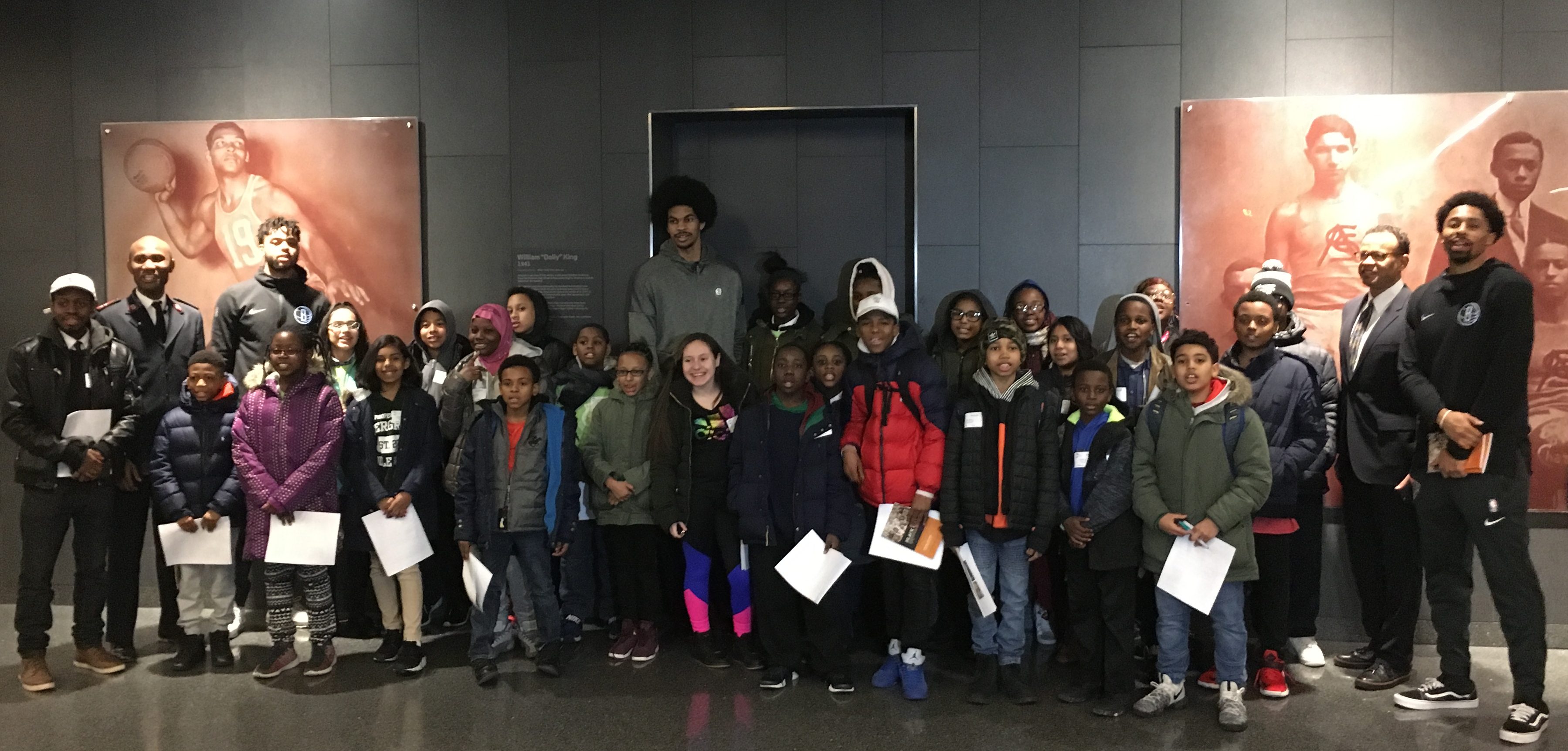 Brooklyn Nets and Black Fives Host Tour for Salvation Army Kids