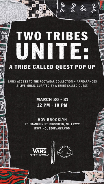 Vans and A Tribe Called Quest Announce Exclusive Footwear Project & Brooklyn Pop-up Show
